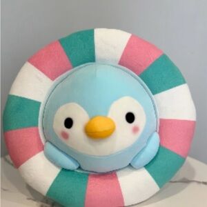 Takashoji Penguin Swimming Float Tube 14" Plush Stuffed Animal New with Tag